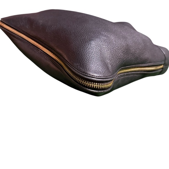 Tory Burch Robinson Black Pebbled Leather Hobo Bag - Picture 11 of 15